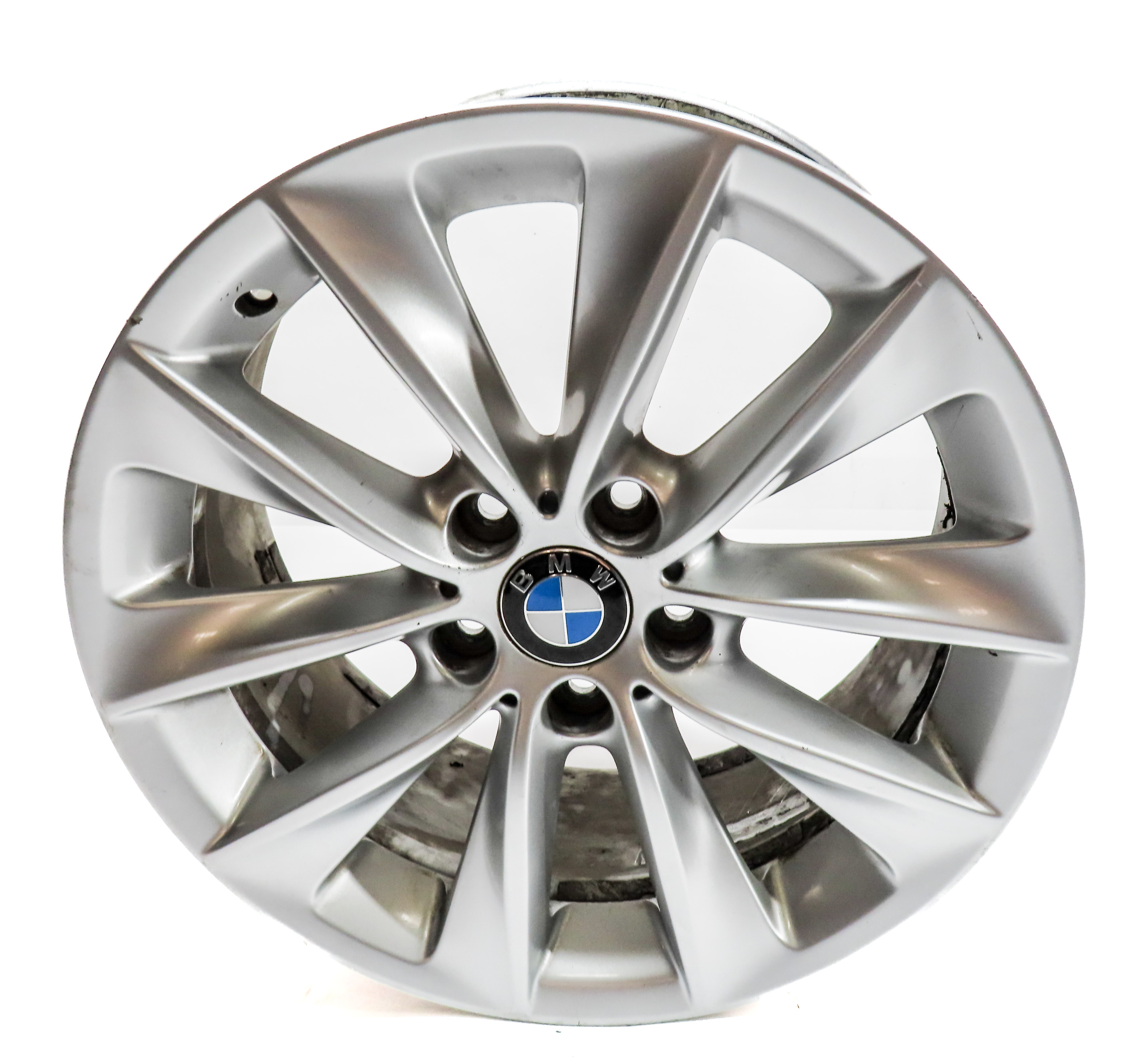 2011-2018 BMW X3 X4 (F25 F26) 18x8 ALUMINUM ALLOY 5 DOUBLE 10 SPOKE WHEEL RIM — exact item pictured